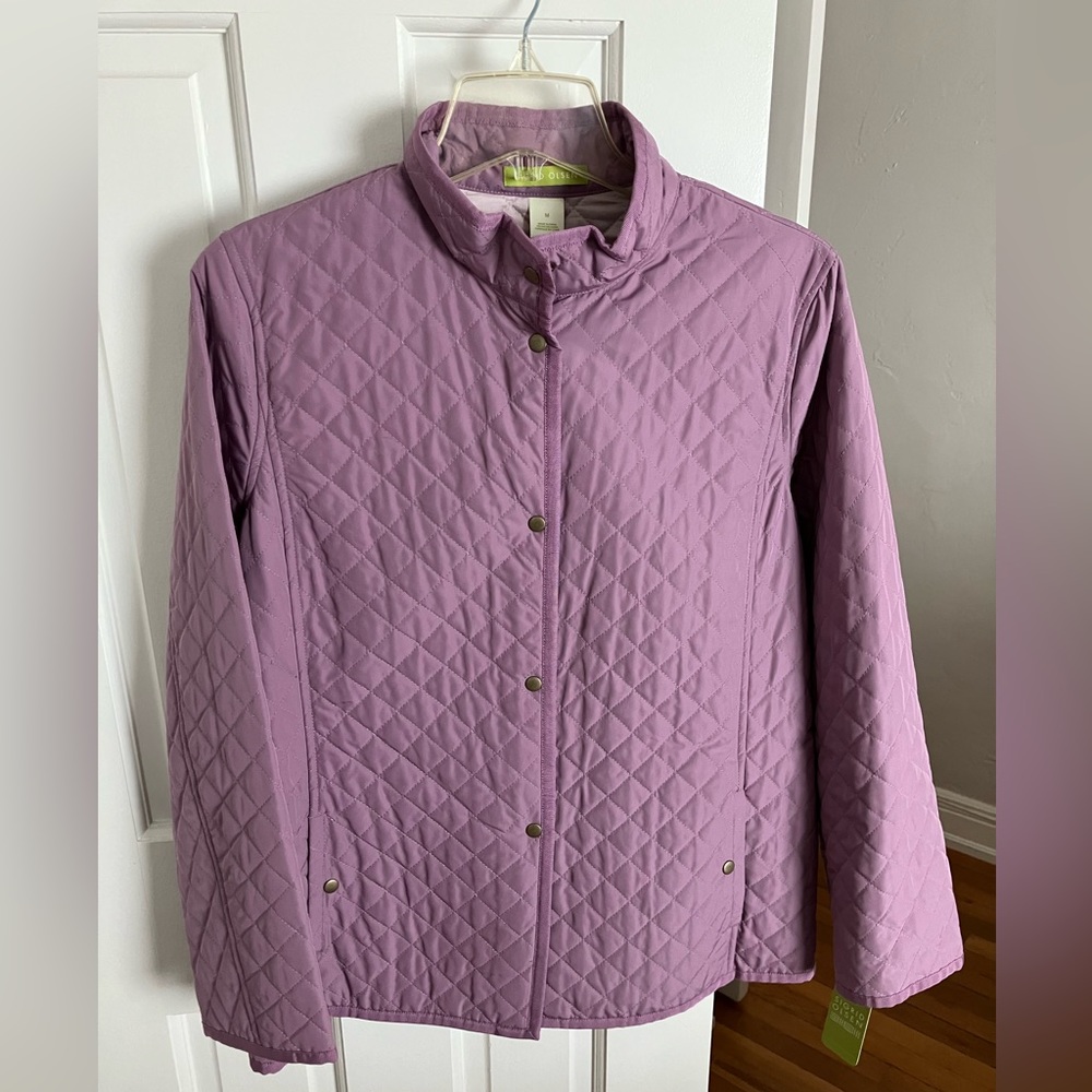 Sigrid Olsen Lightweight Quilted Spring Jacket